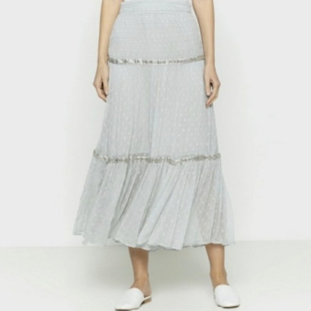 Free People Ella Midi Skirt Size 2 NWT - Picture 9 of 13